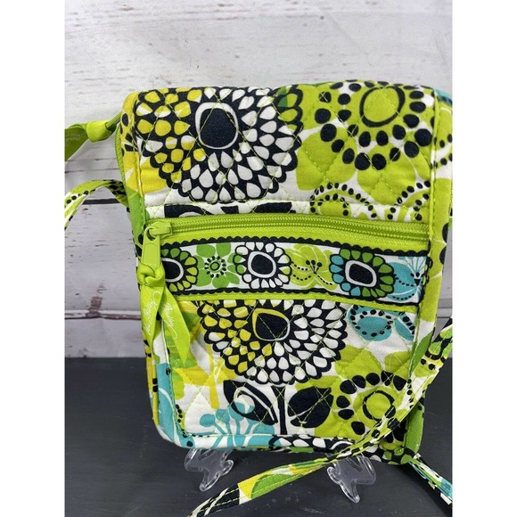 Vera Bradley Mini Hipster in Lime's Up Crossbody Purse Handbag - Picture 2 of 9